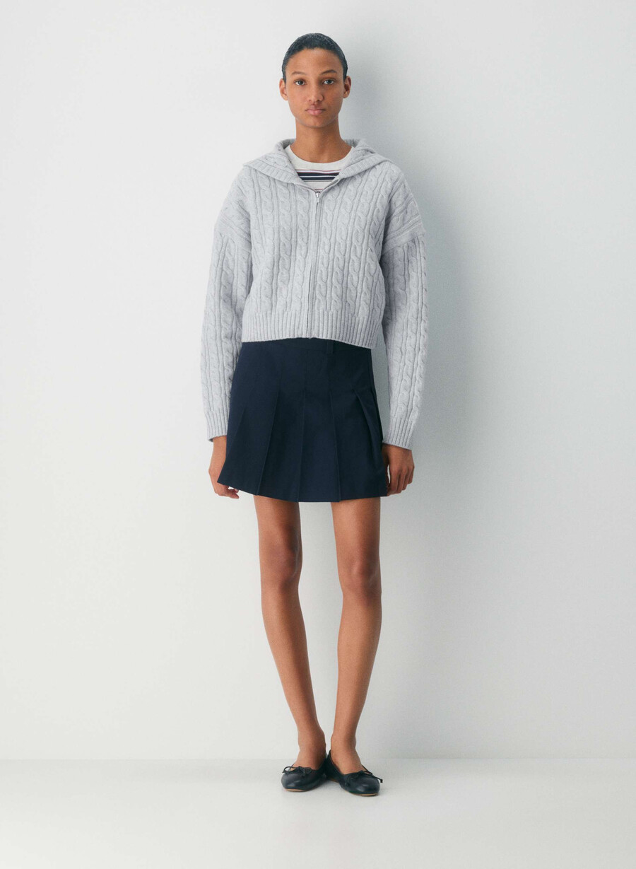felpa con cappuccio octavia heather chrome