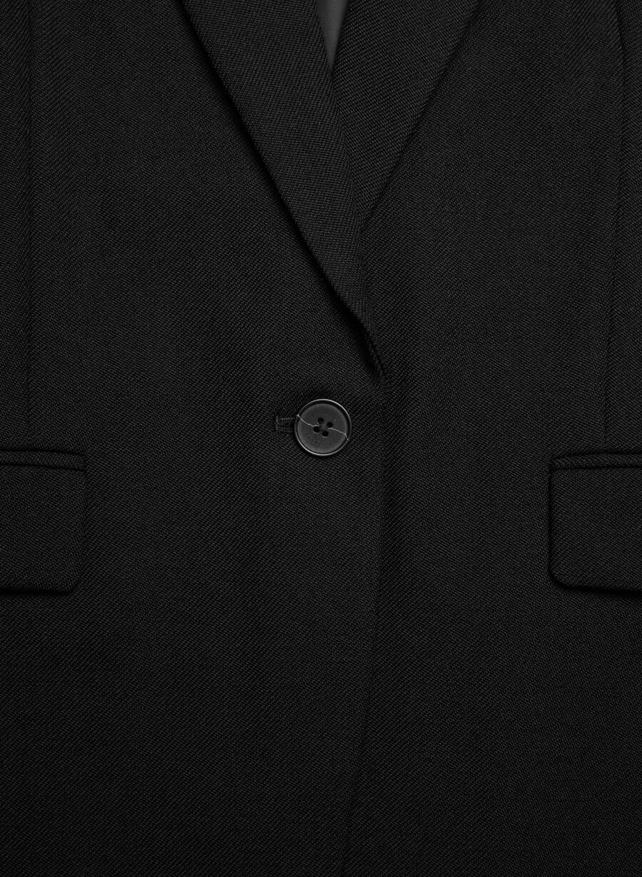 blazer in lana pelham nero