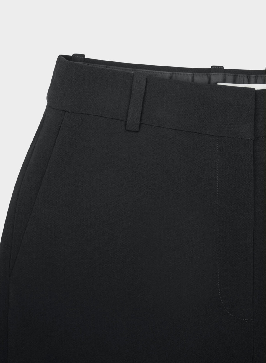 pantaloni new agency - sway crepe nero