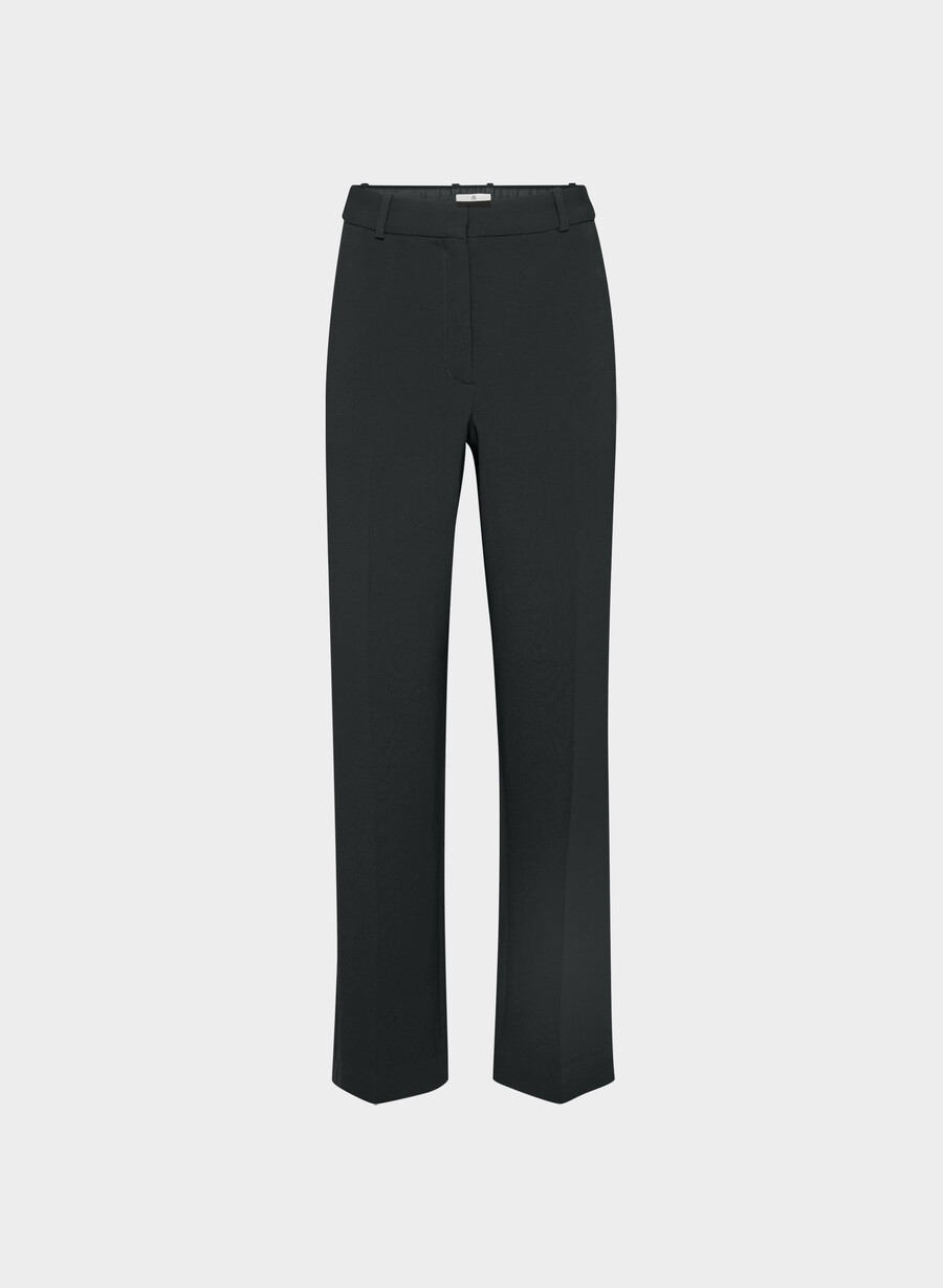 pantaloni new agency - sway crepe nero