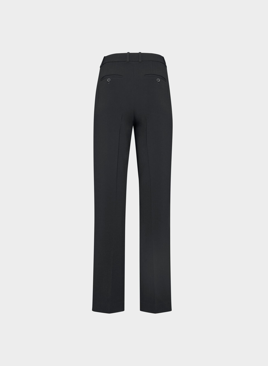 pantaloni new agency - sway crepe nero