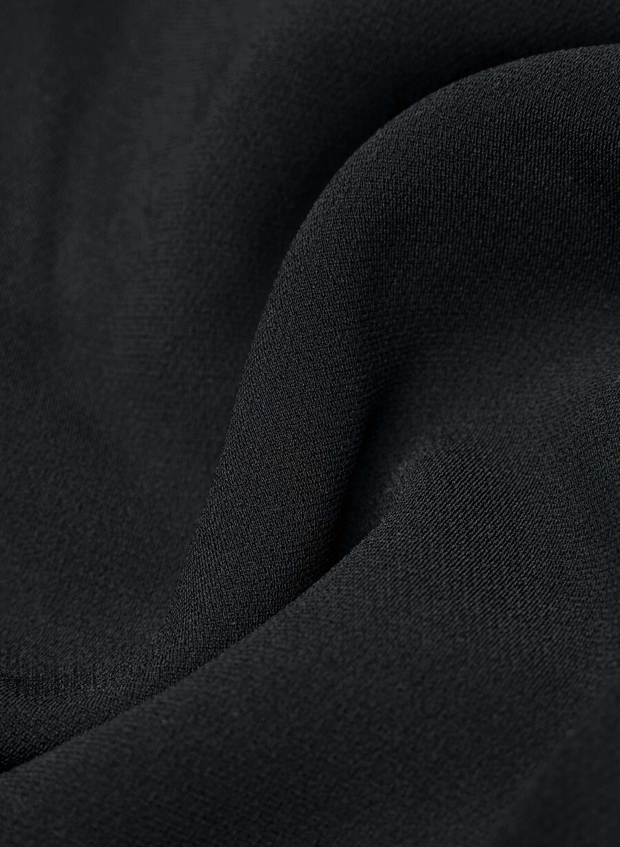 pantaloni new agency - sway crepe nero