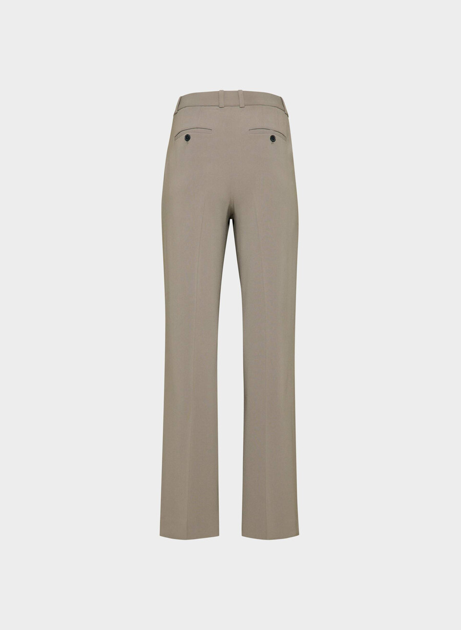 pantaloni new agency - sway crepe turner taupe