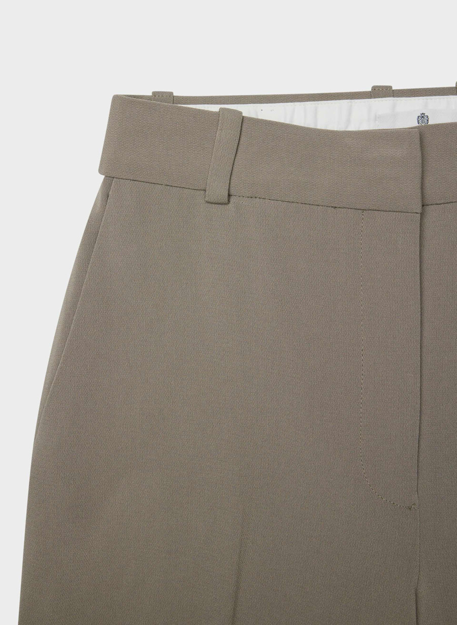 pantaloni new agency - sway crepe turner taupe