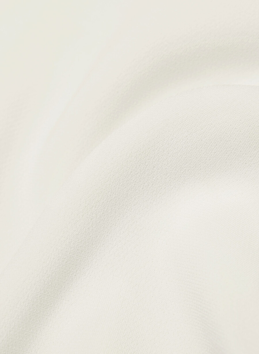 pantaloni new agency - sway crepe vintage white