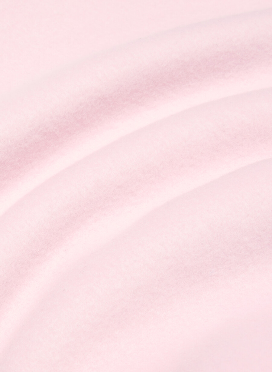 felpa con cappuccio e collo a imbuto mega raglan cozy sweatfleece cupid pink