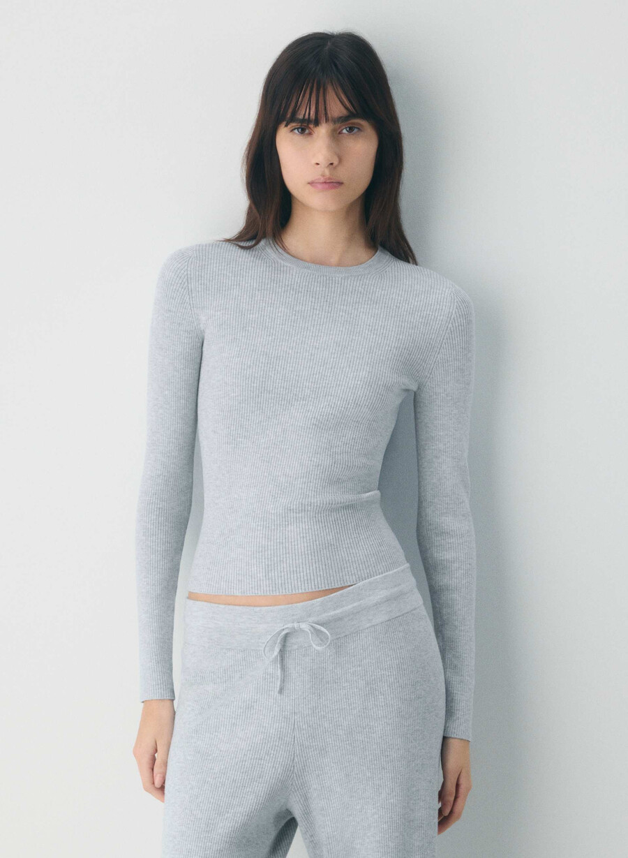 maglione hush h.grigio chiaro fresco
