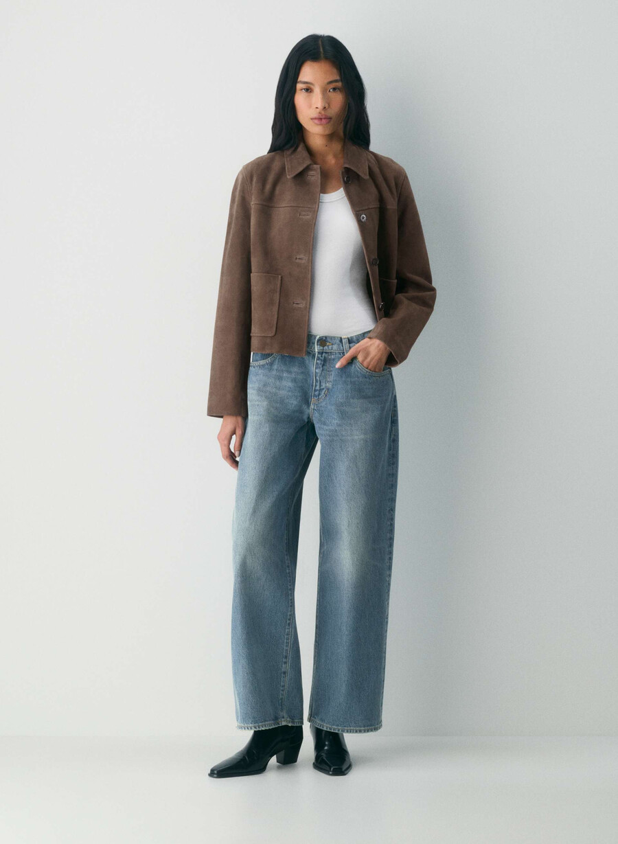 denim forum christy jeans larghi super rilassati a vita bassa vintage blu medio