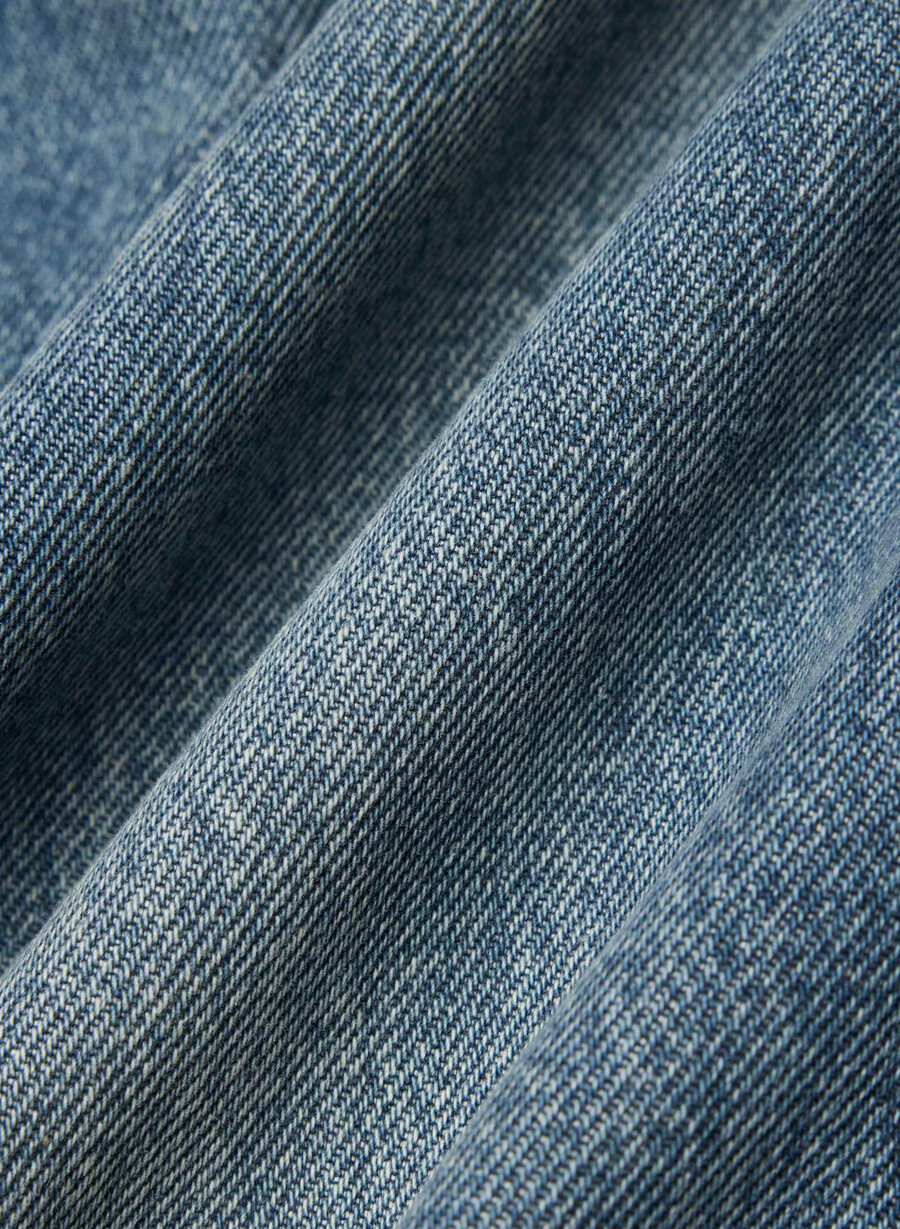 denim forum christy jeans larghi super rilassati a vita bassa vintage blu medio