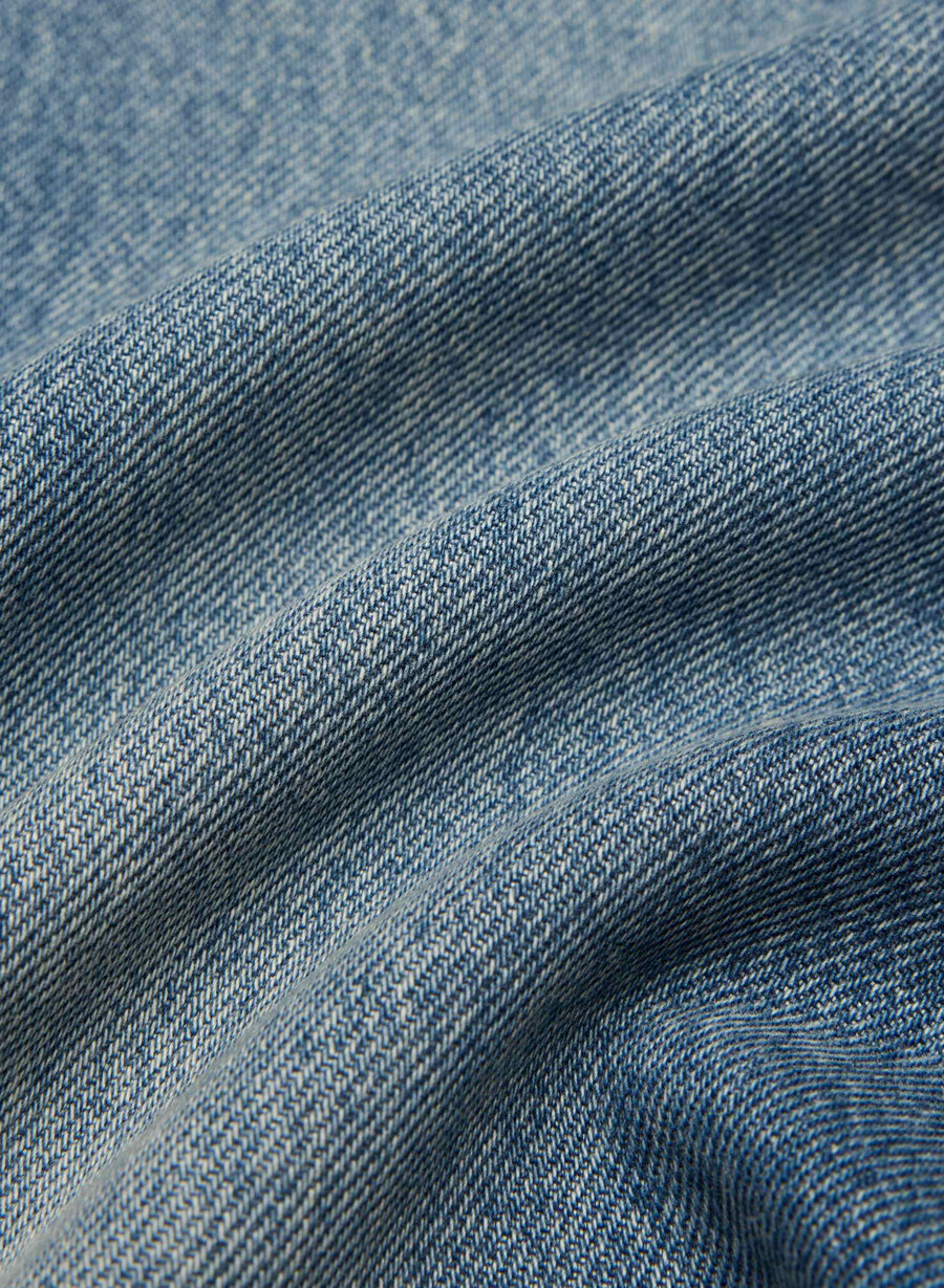 denim forum christy jeans larghi super rilassati a vita bassa vintage blu scuro