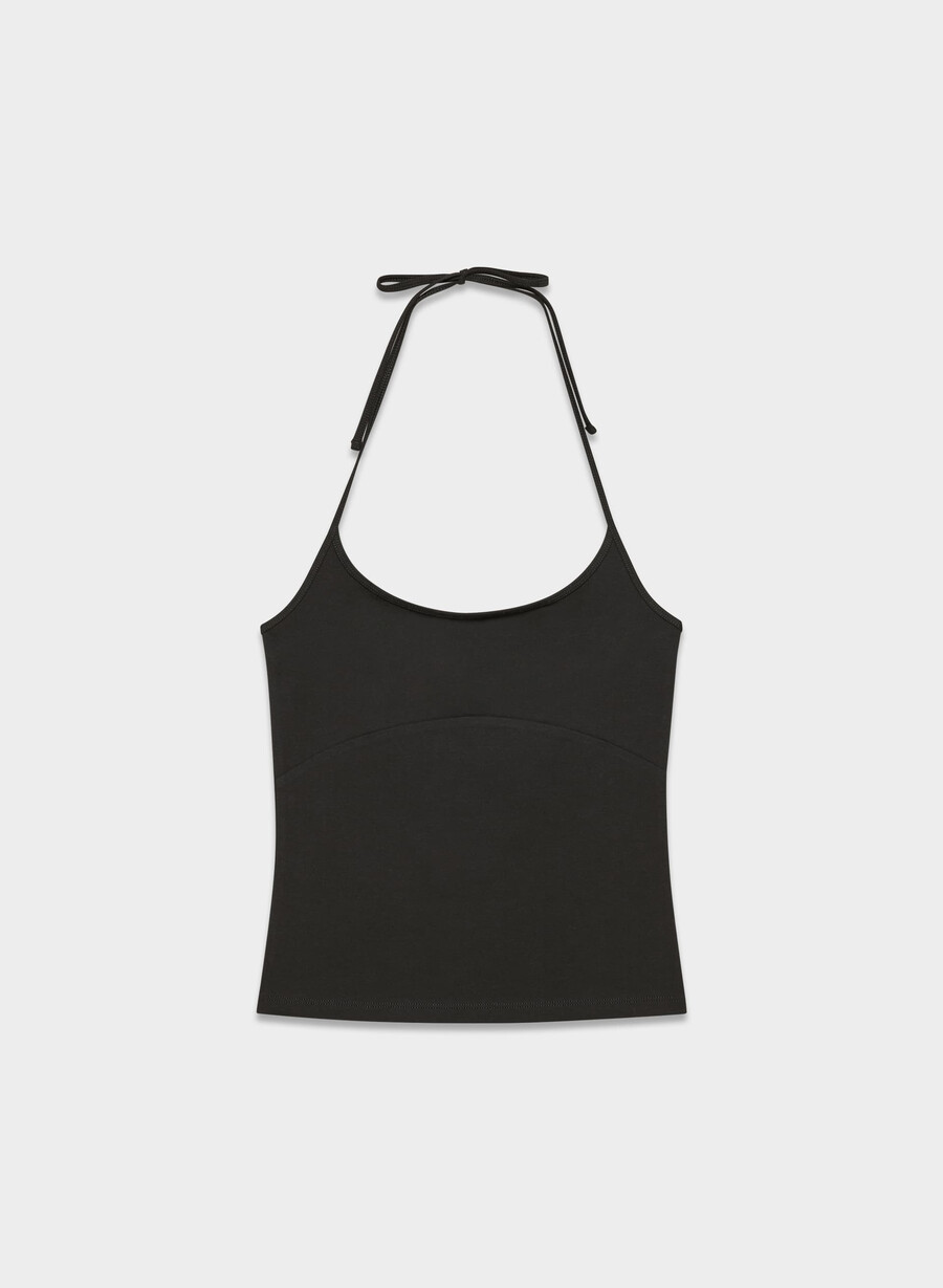 top con scollo allamericana chill entourage nero