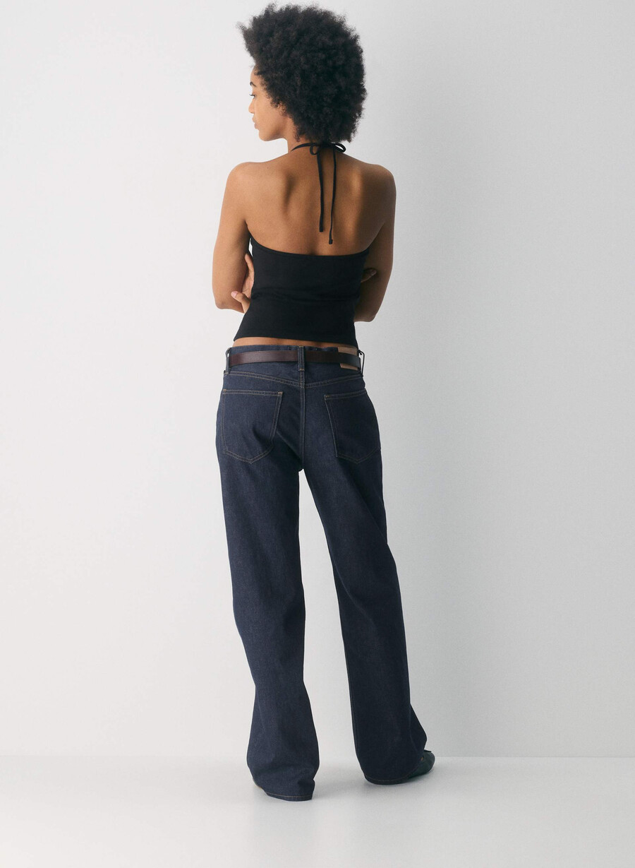 homestretch smooth deejay halter top nero