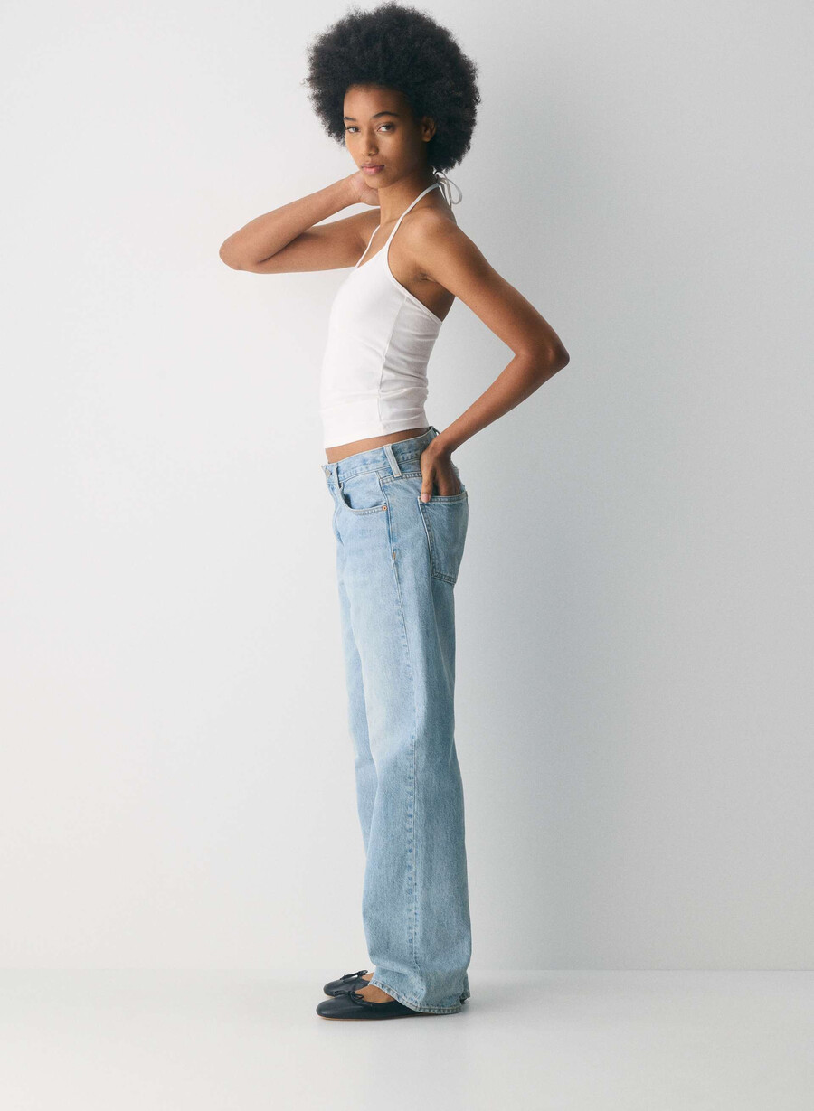 homestretch smooth deejay halter top bianco