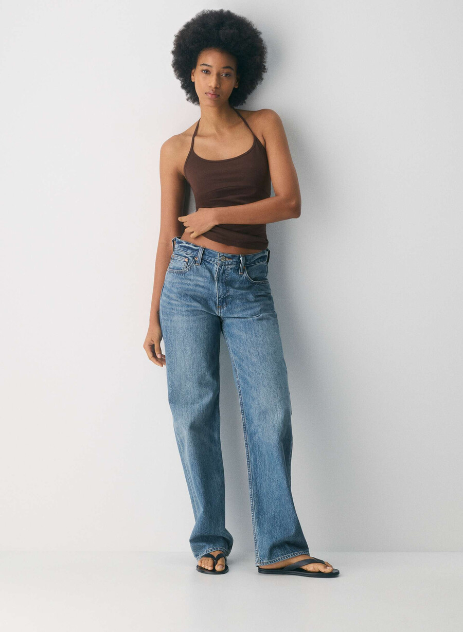 homestretch smooth deejay halter top ricco mocha brown
