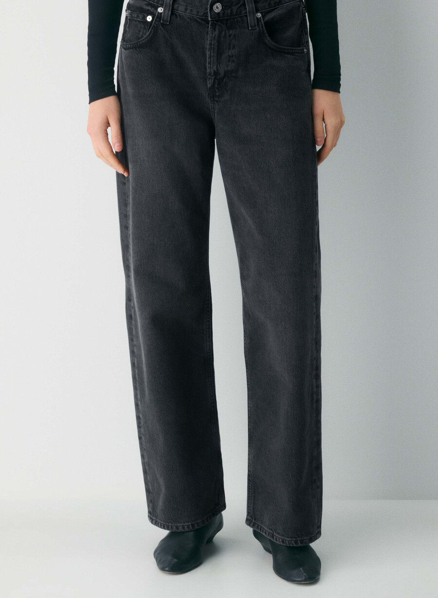 citizens of humanity lindz easy straight jean vintage nero