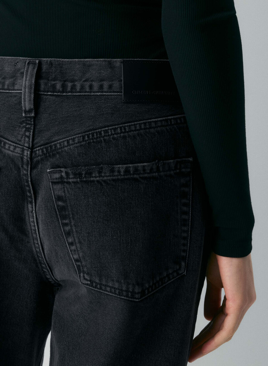 citizens of humanity lindz easy straight jean vintage nero