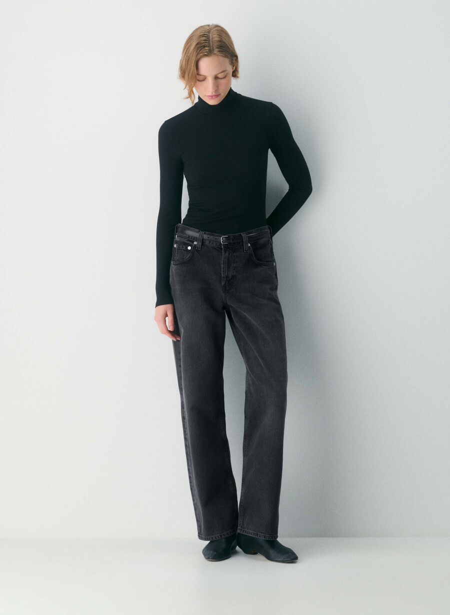 citizens of humanity lindz easy straight jean vintage nero