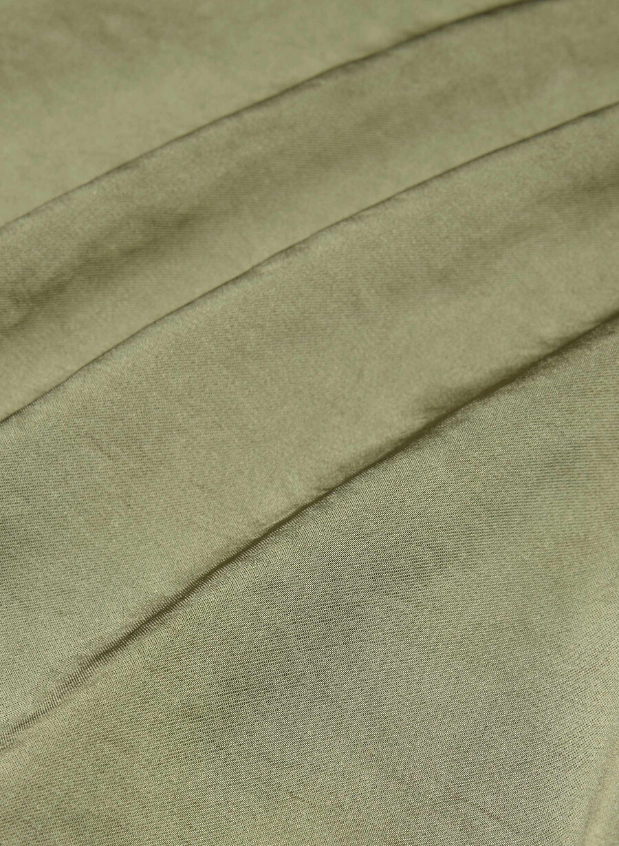 abito in raso cannelle bosana verde