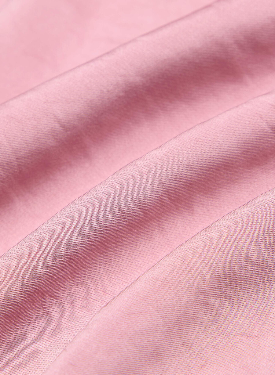 abito in raso cannelle rosa astuto
