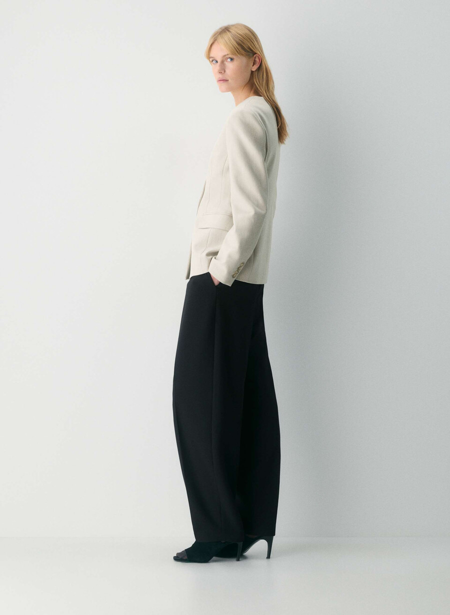 sidecar blazer heather opaco perla