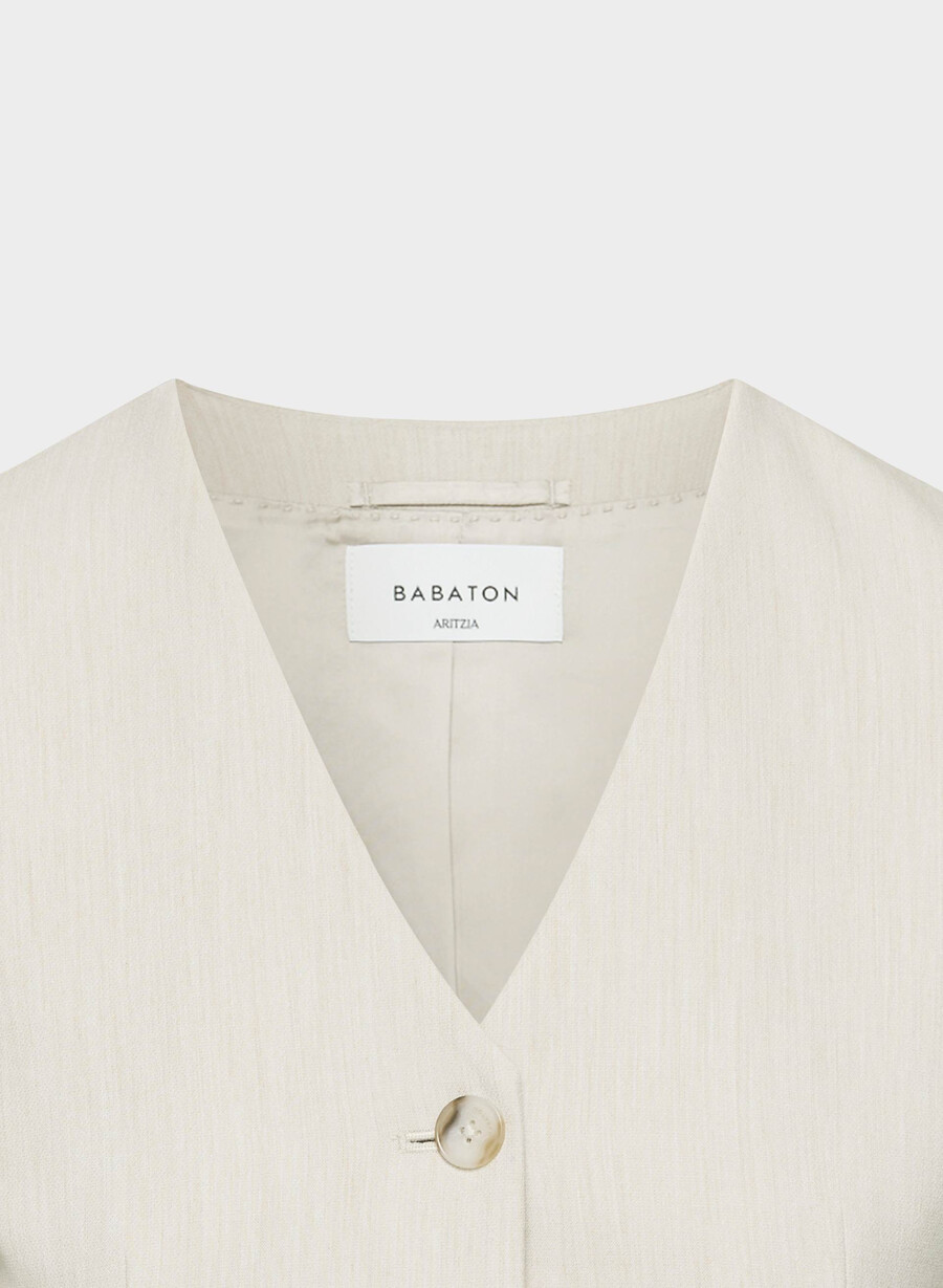 sidecar blazer heather opaco perla