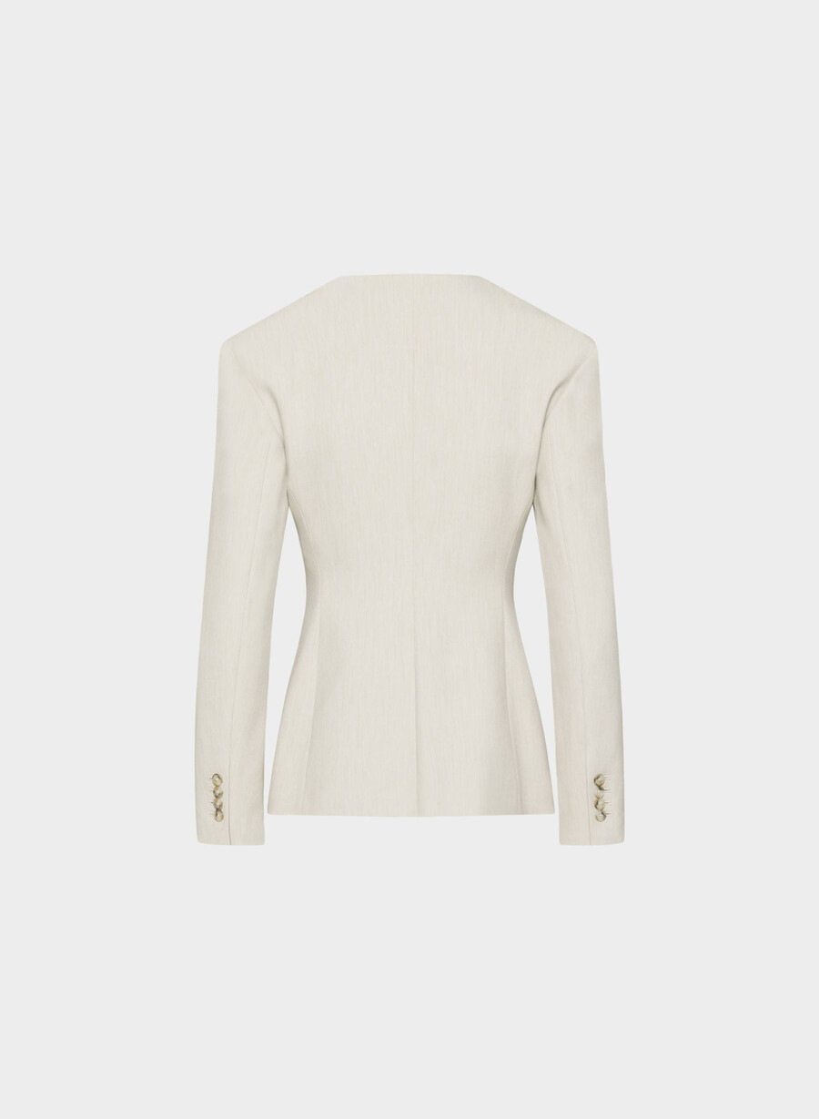 sidecar blazer heather opaco perla