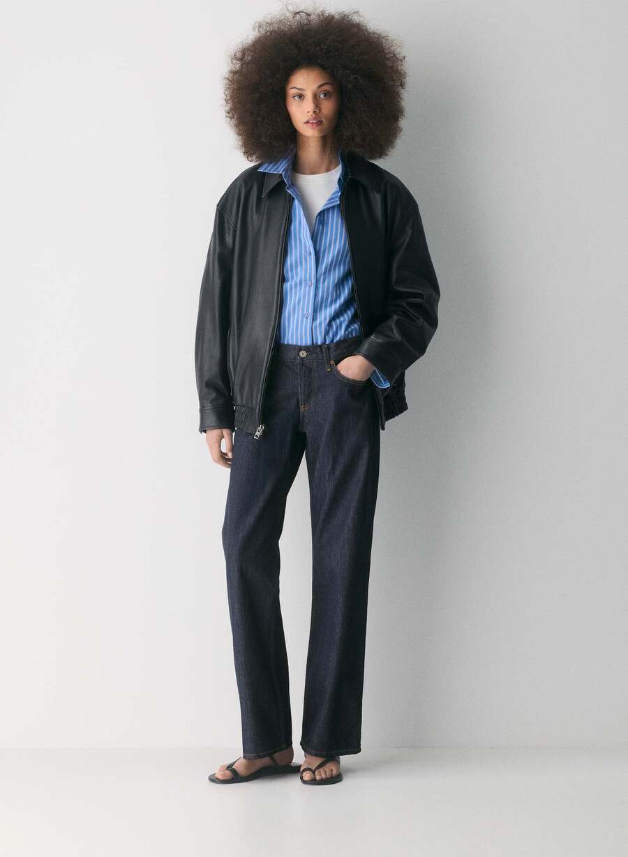 jeans larghi a vita bassa agolde pure