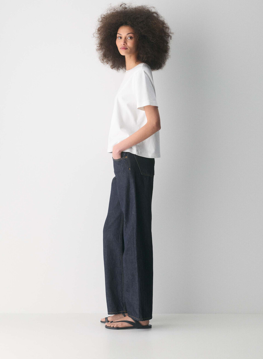 jeans larghi a vita bassa agolde pure