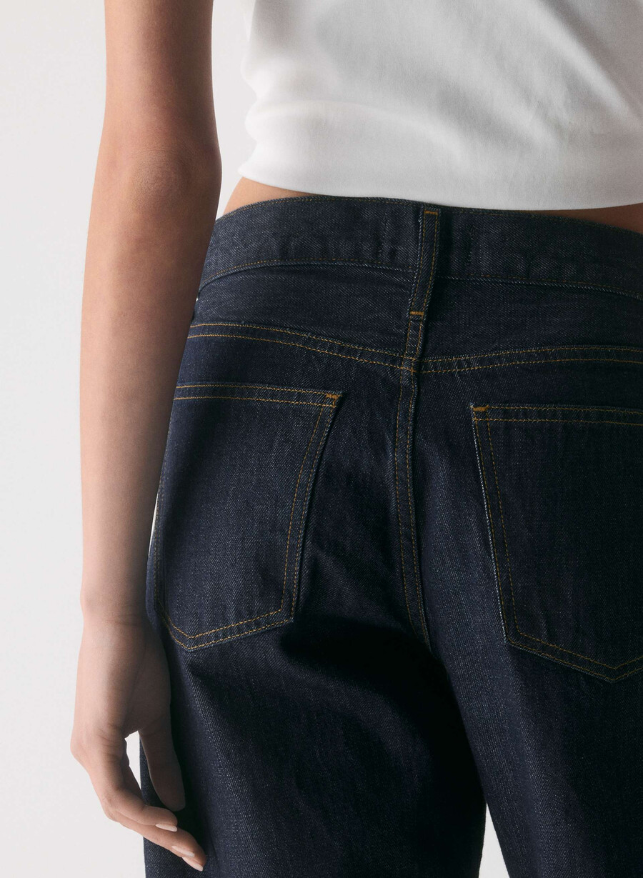 jeans larghi a vita bassa agolde pure