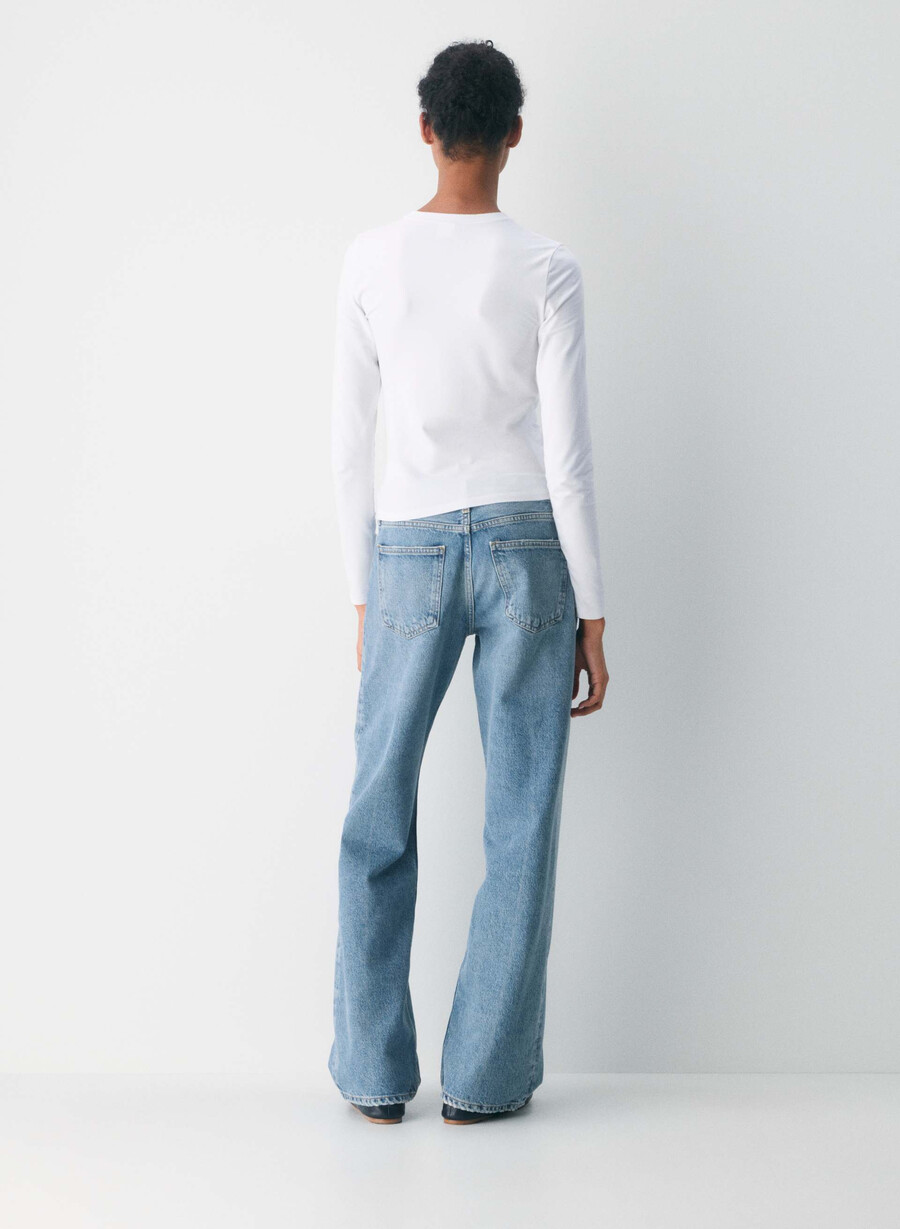 jeans larghi a vita bassa agolde vault