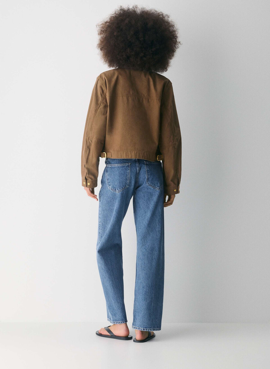jeans larghi a vita bassa agolde charge
