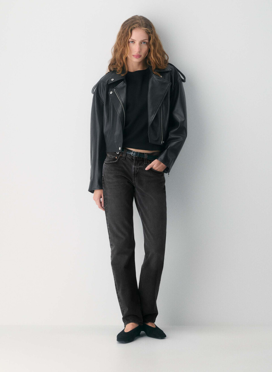 jeans slim a vita bassa agolde arcane