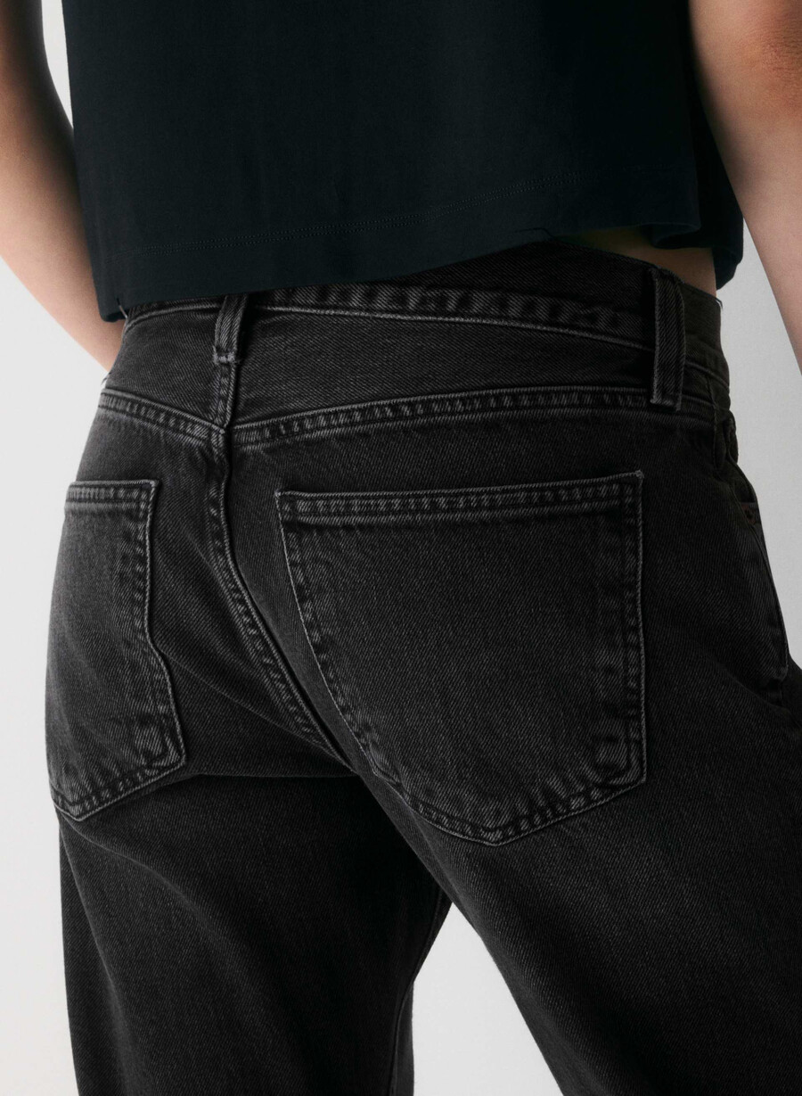 jeans slim a vita bassa agolde arcane