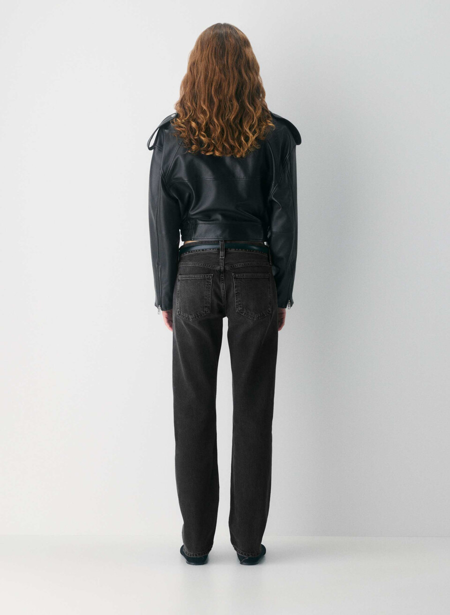 jeans slim a vita bassa agolde arcane