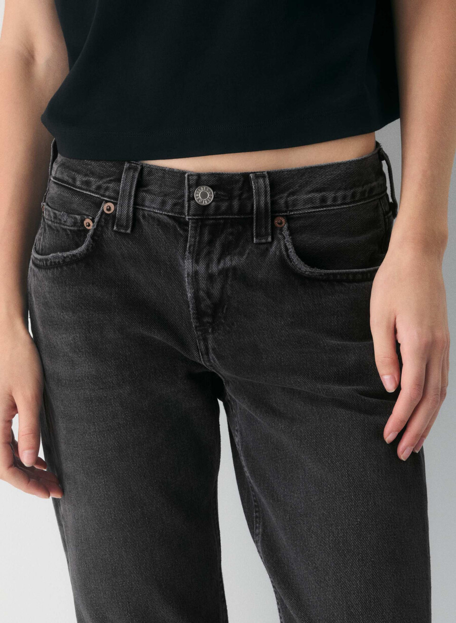 jeans slim a vita bassa agolde arcane