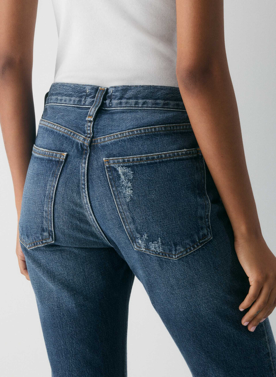 stencil agolde mid rise kick boot jean