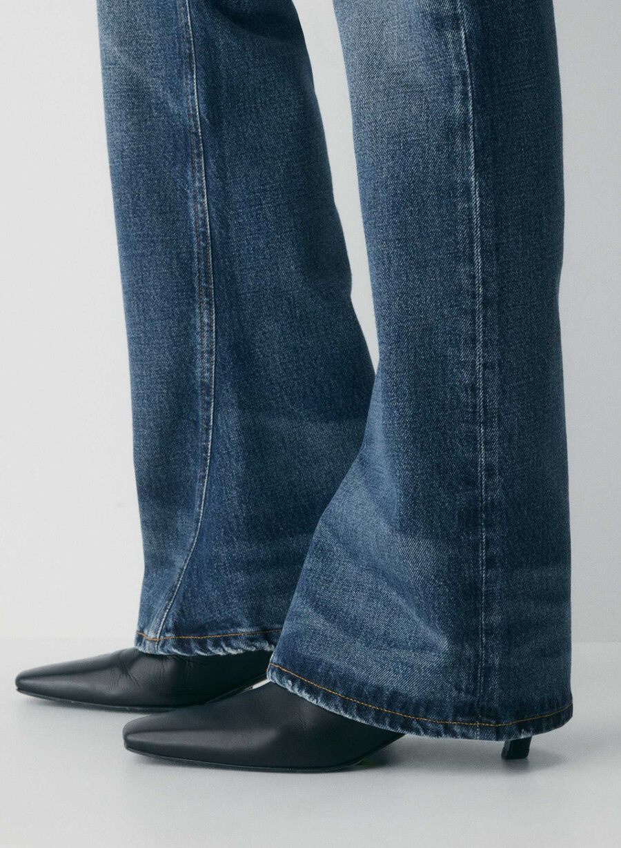 stencil agolde mid rise kick boot jean