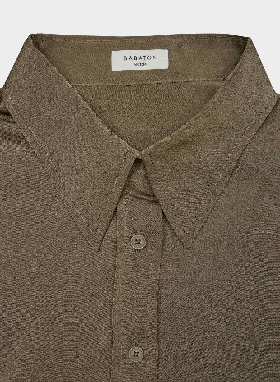 camicia bristol cola taupe