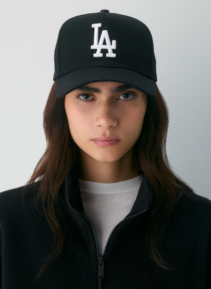 cappellino new era los angeles dodgers 940 a-frame nerobianco