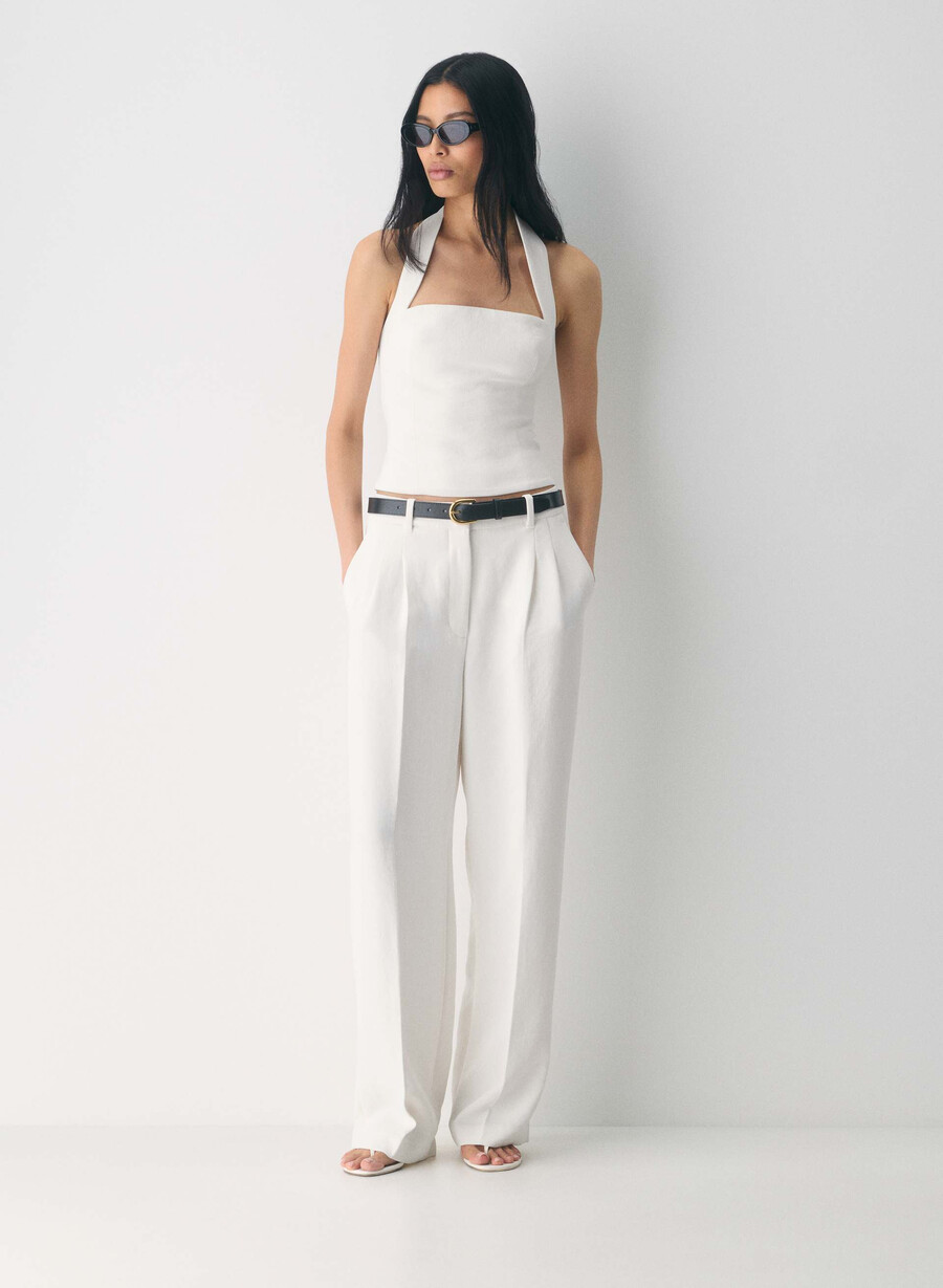 top con scollo allamericana whisper - crepette light birch