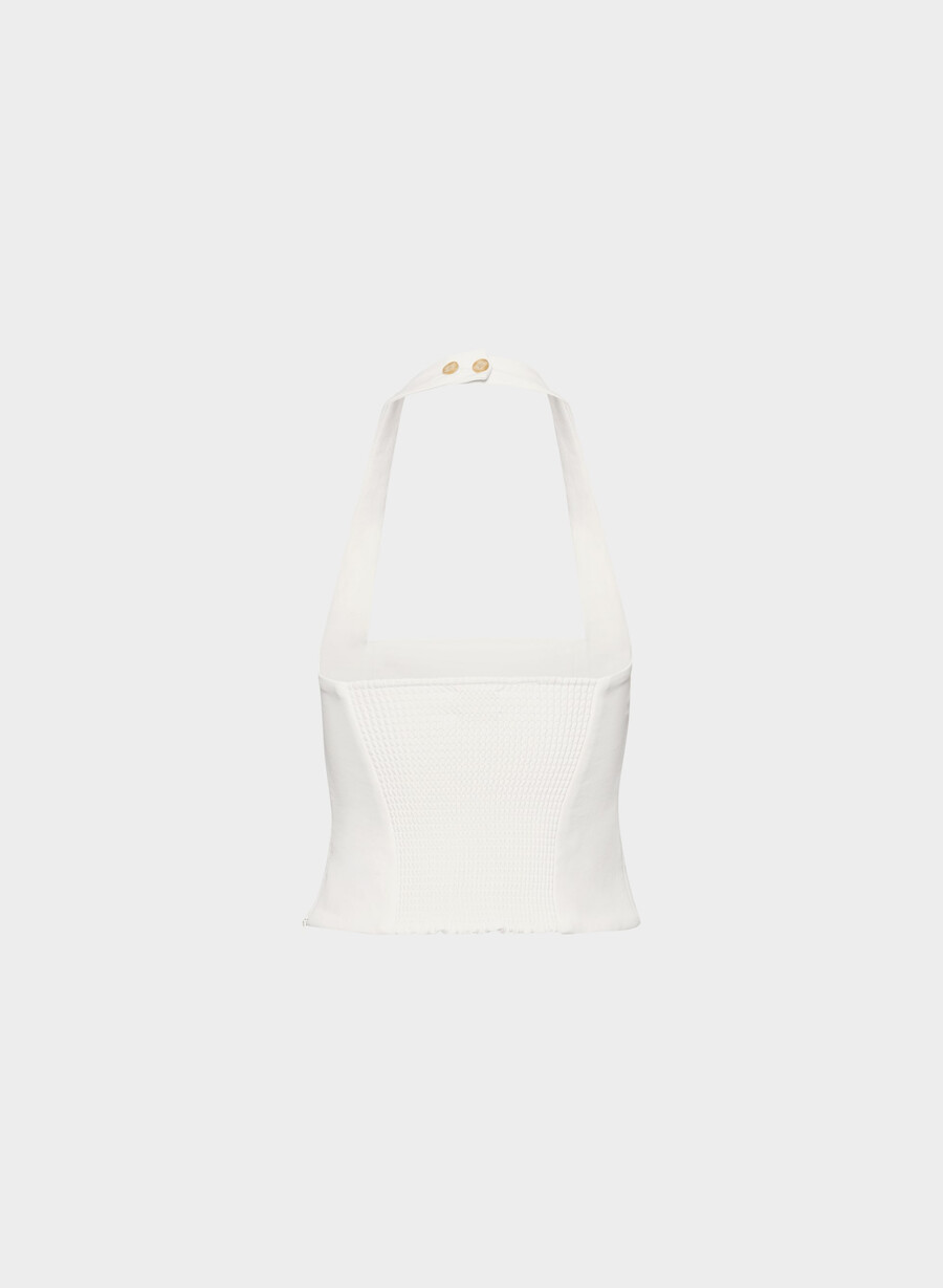 top con scollo allamericana whisper - crepette light birch