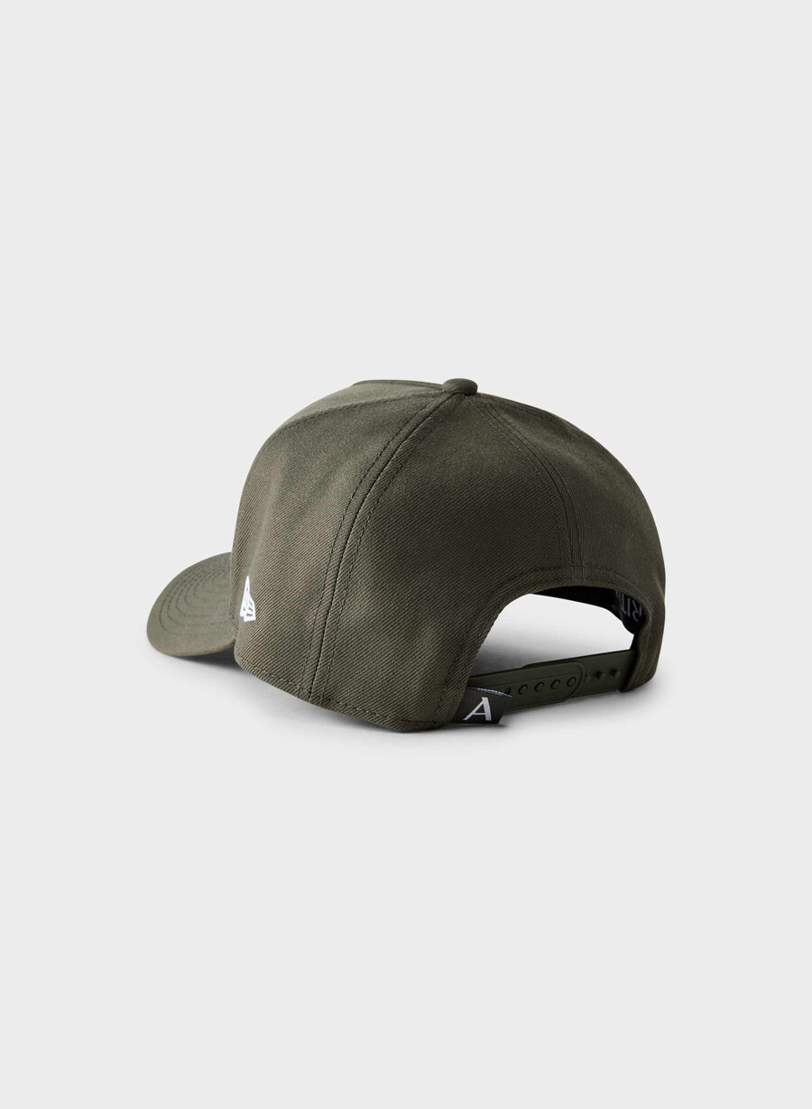new era x aritzia 9forty a-frame hat dk olivewh