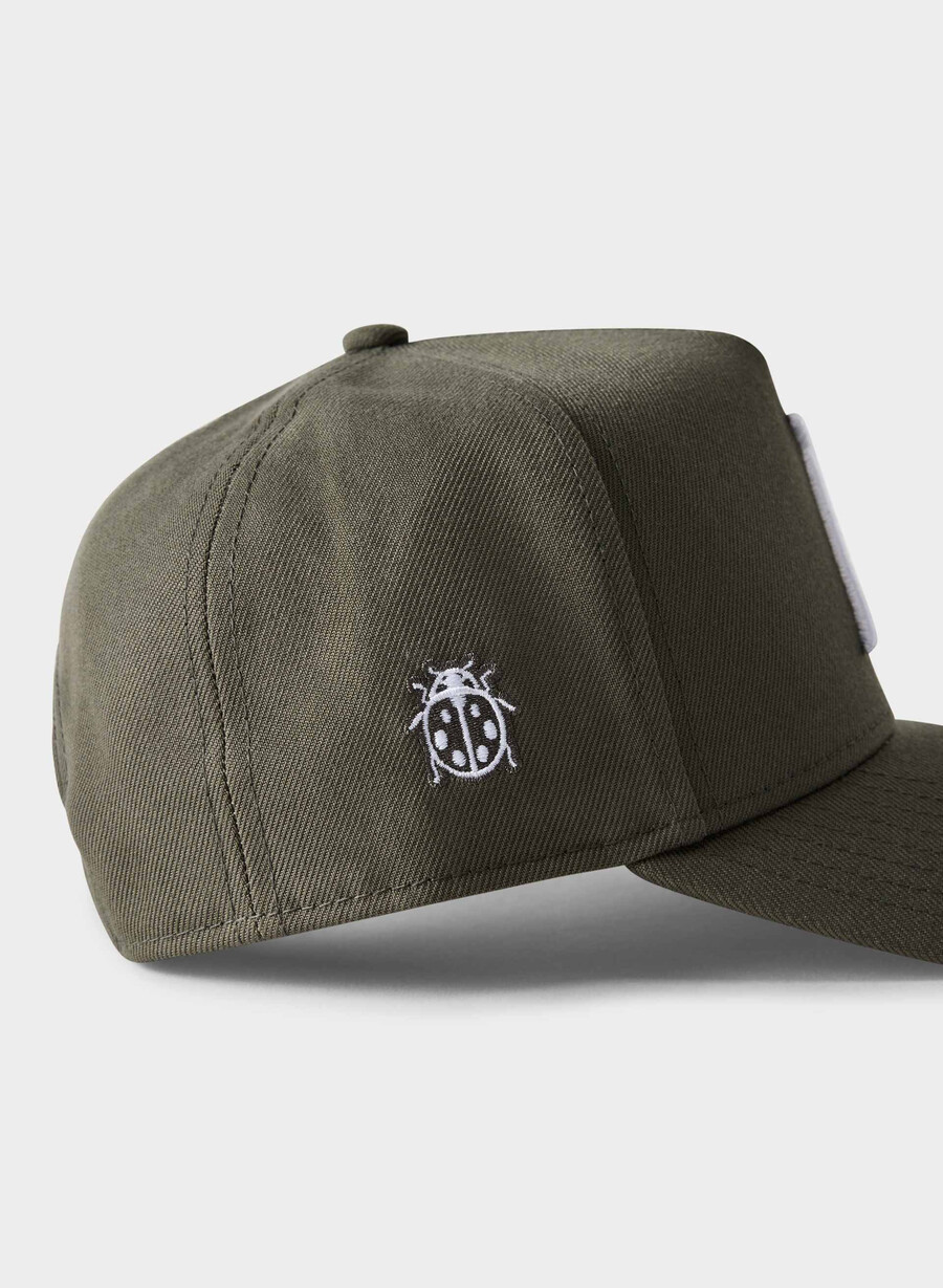new era x aritzia 9forty a-frame hat dk olivewh