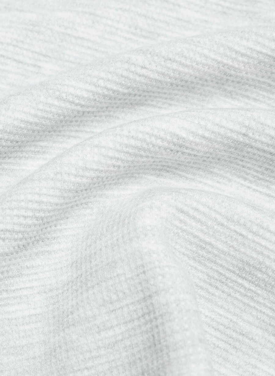 nuova maglia a maniche lunghe wafflex lush heather cloud white