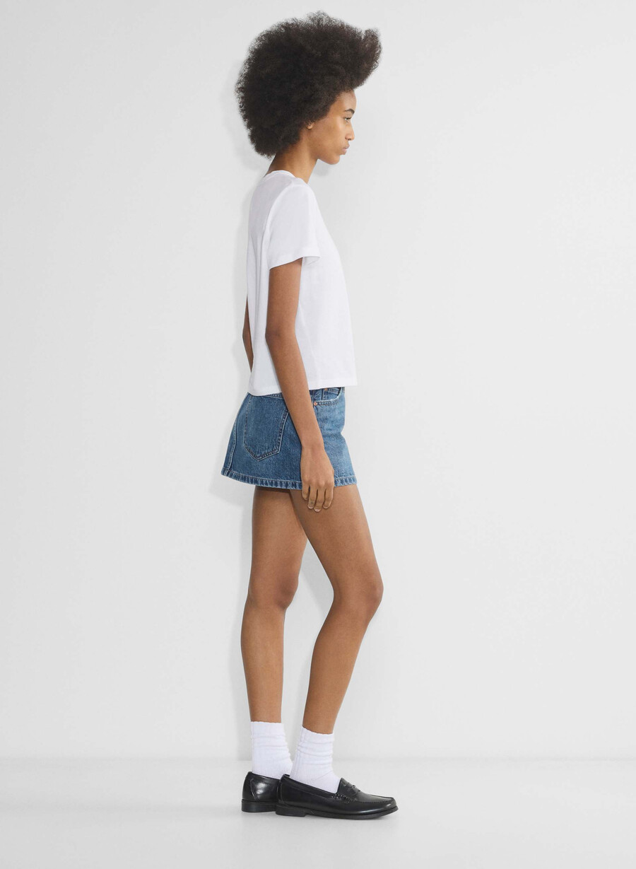 denim forum gonna in micro denim vintage anni 90 5 anni kiss n tell bl