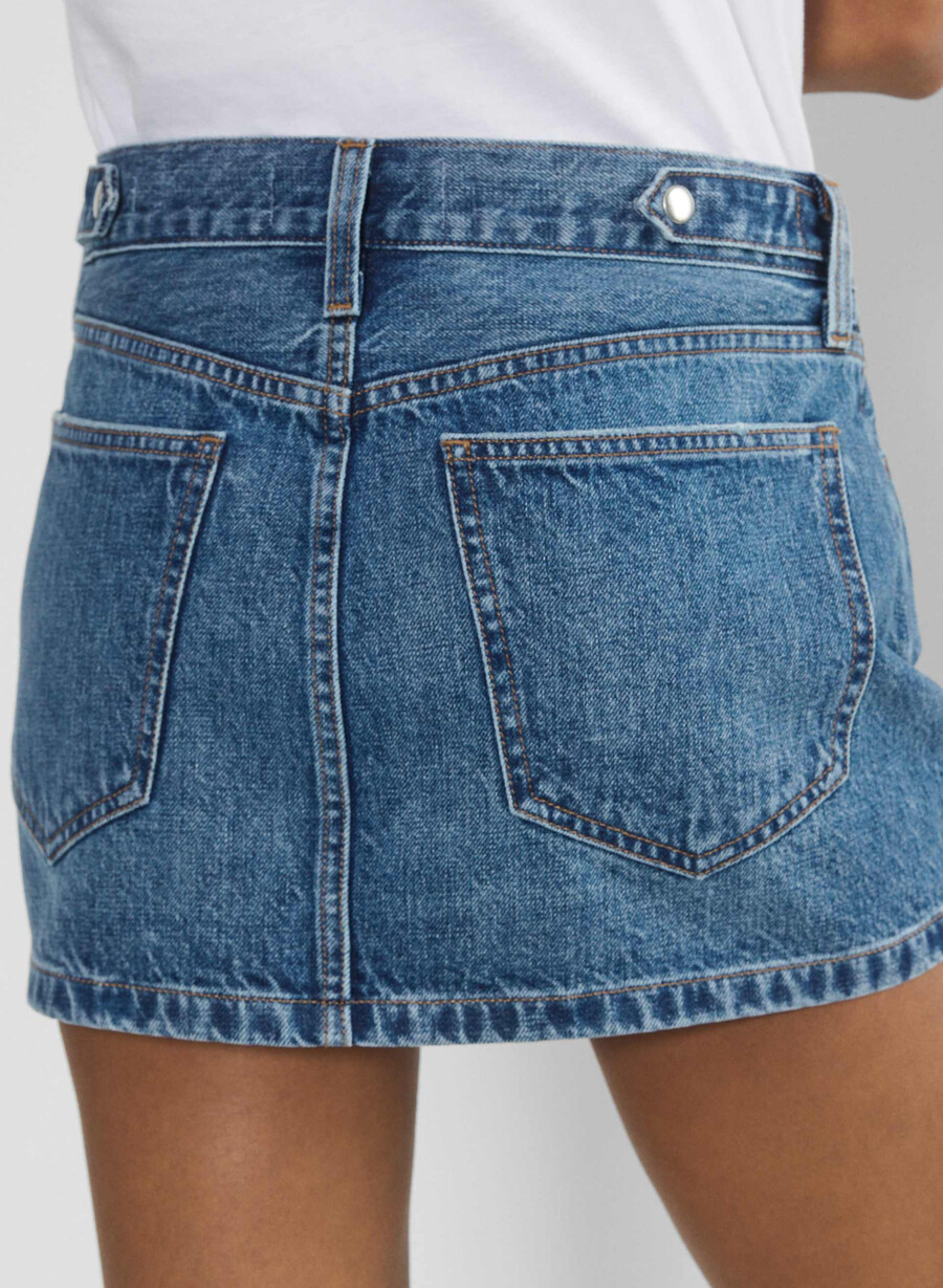 denim forum gonna in micro denim vintage anni 90 5 anni kiss n tell bl