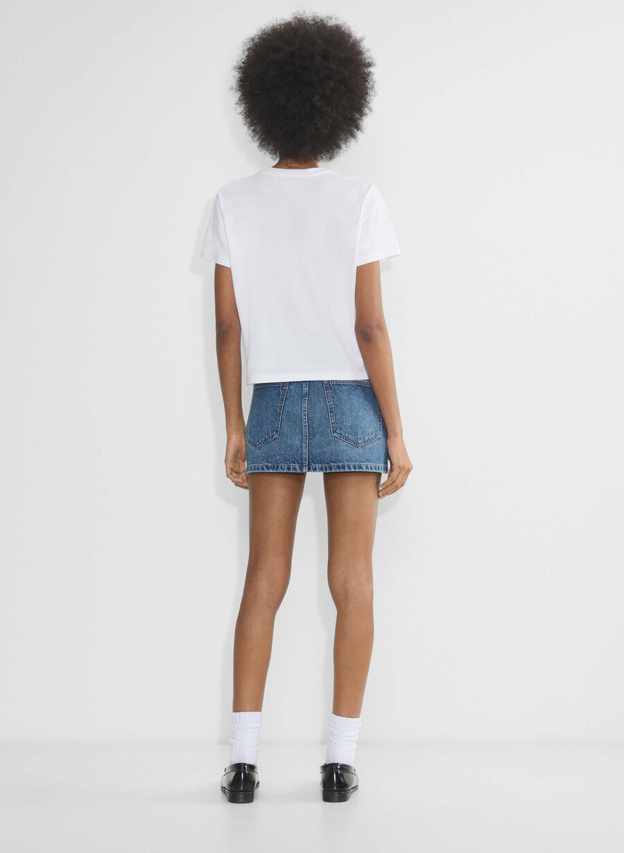 denim forum gonna in micro denim vintage anni 90 5 anni kiss n tell bl