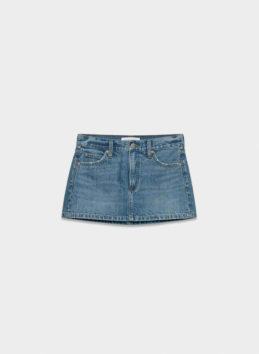 denim forum gonna in micro denim vintage anni 90 5 anni kiss n tell bl