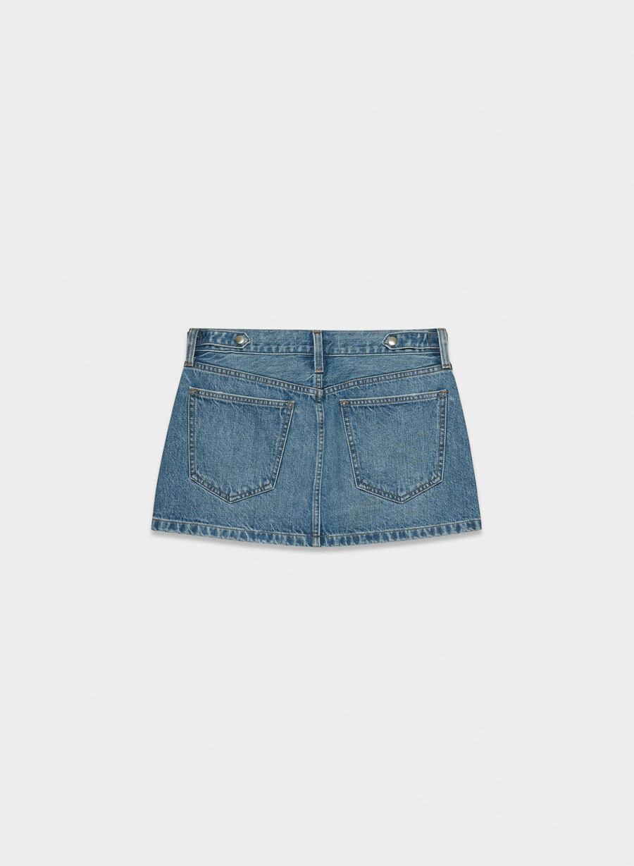denim forum gonna in micro denim vintage anni 90 5 anni kiss n tell bl