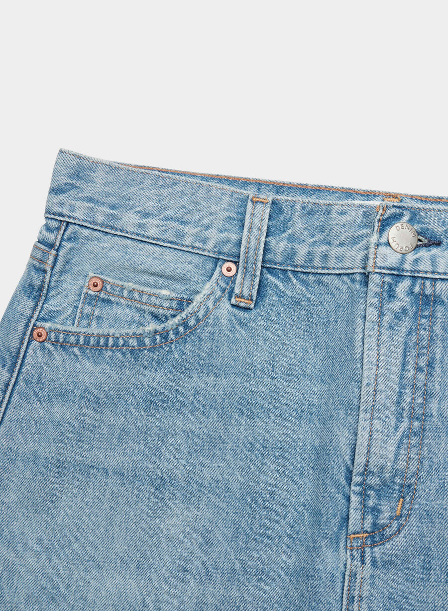 denim forum gonna in micro denim vintage anni 90 7 anni bleu taboo